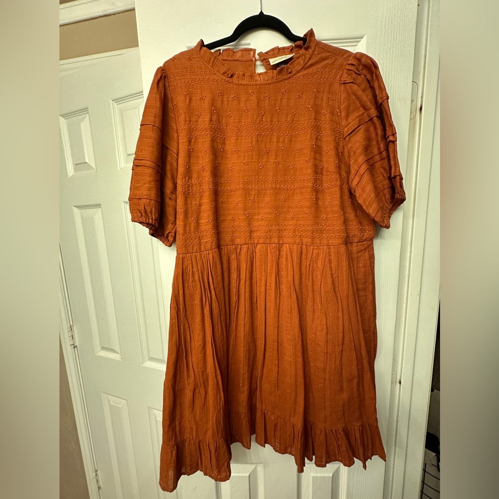 Universal Thread Orange Midi Dress